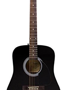 Fender FA-115 Dreadnought Acoustic Guitar - Black Bundle with Hard Case - Image 3