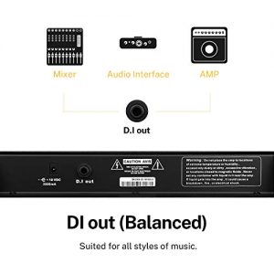 Donner DKA-20 – 20W Keyboard Amplifier with Dual Channels & EQ for Practice & Performance - Image 4