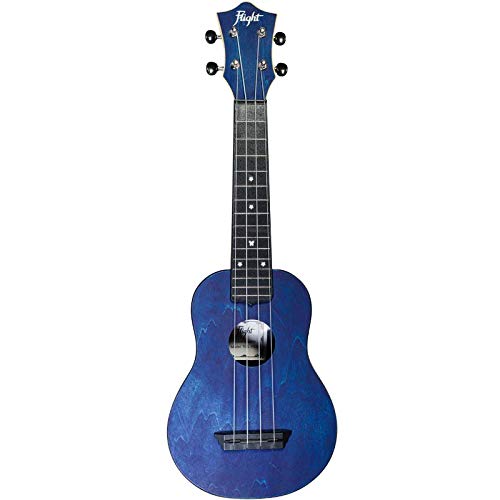 Flight, 4-String Travel Series Soprano Ukulele, Dark Blue