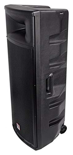 Rockville SPGN254 Dual 15" 3000W Passive DJ PA Speaker – Powerful Sound with High Impact ABS Cabinet