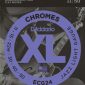 D'Addario Guitar Strings Set, Chromes, Jazz Light