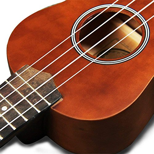 Bailando 21 Inch Handmade Wooden Soprano Ukulele Beginner Kit