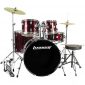 Ludwig Accent Drive 5-Pc Drum Set, Red Foil - Includes: Hardware