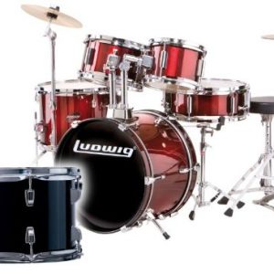 Ludwig Junior Drum Kit, Black