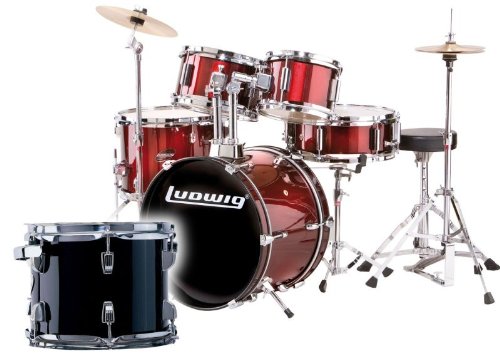 Ludwig Junior Drum Kit, Black