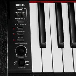 ZHRUNS 88-Key Digital Piano with Progressive Hammer Action & Multi-Function Features for Beginners and Pros - Image 3