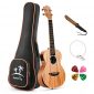 Donner Solid Electro-acoustic Ukulele Electric Tenor Ukulele EQ 26 inch