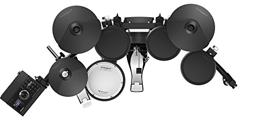 Roland TD-17 V-Compact Series Electronic Drum Kit with Mesh Pads & Coaching Features for Improved Drumming