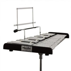 Mendini Educational Glockenspiel Bell Kit with Practice Pad, Mallets - Image 2