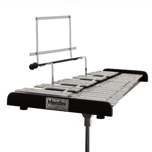Mendini Educational Glockenspiel Bell Kit with Practice Pad, Mallets