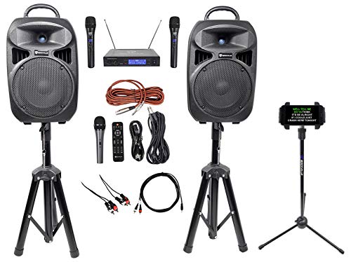 Rockville 8" iPhone/ipad/Laptop/TV Karaoke Machine/System+Wireless