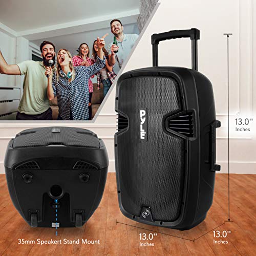 Pyle Karaoke Portable PA Speaker System - 1000W Active Powered Wireless