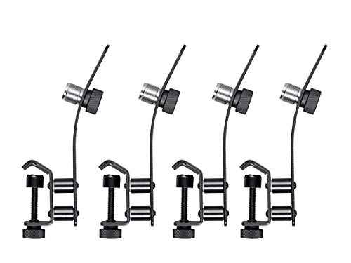 Monoprice 7-piece Drum and Instrument Mic Kit | With Mounts and Case