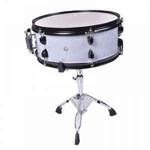 New Silver Drum Set 5 PC Complete Adult Set Cymbals Full Size Adult Drum - Image 4