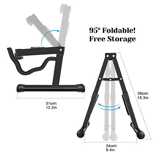 NEUMA Universal A-Frame Guitar Stand – Lightweight, Foldable & Protective Stand for Electric, Acoustic & Bass Guitars