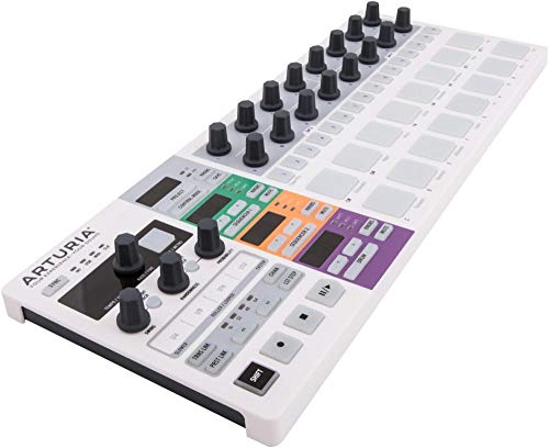 Arturia BeatStep Pro Controller and Sequencer, white, S with Microfiber