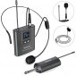 Wireless Headset Lavalier Microphone System and Handheld Dynamic Microphone