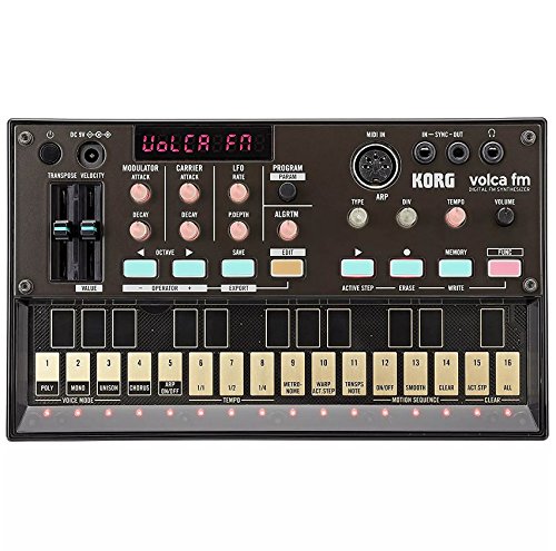 Korg Volca FM Digital FM Synthesizer and Korg 9v 600ma Power Supply