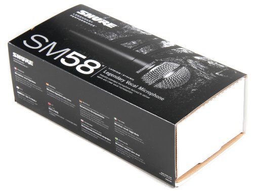 Shure SM58 Dynamic Vocal Microphone: Legendary Sound, Precision Pickup & Professional Quality