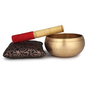 Zap Impex Beautiful New Hand Hammered Brass Singing Bowl Tibetan Meditation - Image 2