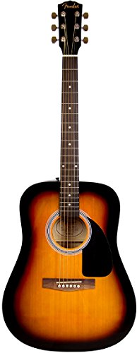 Fender FA-115 Dreadnought Acoustic Guitar - Sunburst Bundle with Gig Bag