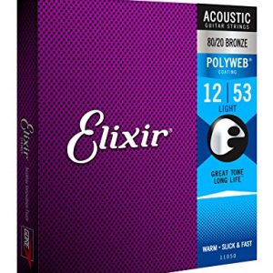 Elixir Strings 80/20 Bronze Acoustic Guitar Strings w POLYWEB Coating - Image 3