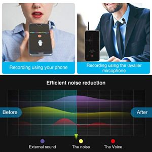 Lavalier Microphone – Noise-Canceling, Compatible with iPhone, Android, PC & DSLR - Image 3