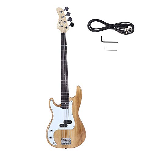 Electric Bass Guitar Glarry GP Flame Left-Hand HSH Pickup Shaped Electric Guitar
