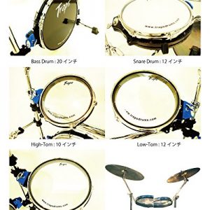 Traps Drums A400 Portable Acoustic Drum Set - Image 4
