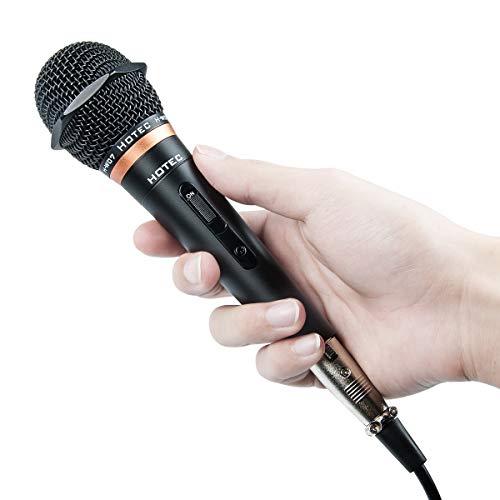 Hotec Premium Vocal Dynamic Handheld Microphone with 19ft Detachable XLR