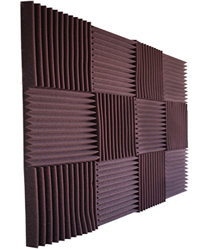 Foamily 12 Pack- All Burgundy Acoustic Panels Studio Foam Wedges Deals ...