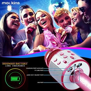 mockins Wireless Bluetooth Karaoke Microphone with Built In Bluetooth Speaker - Image 4