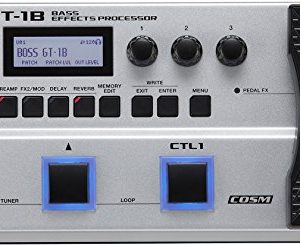 BOSS GT-1B Bass Effects Processor Bundle with Blucoil Power Supply Slim - Image 2