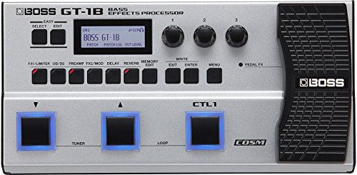 BOSS GT-1B Bass Effects Processor Bundle with Blucoil Power Supply Slim