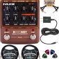 NUX Roctary Force Rotary Speaker Multi-Effects Pedal Bundle with Blucoil Slim