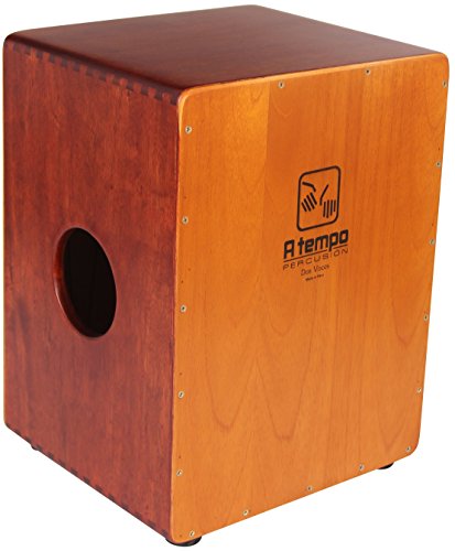 A Tempo Percussion Dos Voces (Two Voices) Cajon with Free Gig Bag
