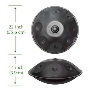 🎶 Luvay Hand Pan Steel Drum – 9 Note D Minor 22" Percussion Instrument with Bag & Stand 🥁 - Image 2