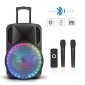 Karaoke Speaker with 15Inch Subwoofer PA Speaker with Bluetooth