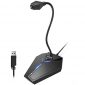 USB Computer Microphone, Plug &Play Desktop Omnidirectional Condenser PC