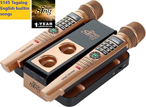 2020 Magic Sing E5+ 5145 Tagalog English songs + WIFI Karaoke Two Wireless