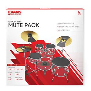 Evans Practice Pad, Rock Box Set w/Cymbal & Bass - Image 2