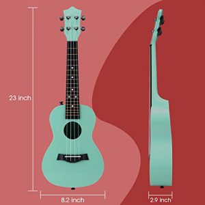 FUYXAN Concert Ukulele with Accessories Nylon Strings Strap - Image 4