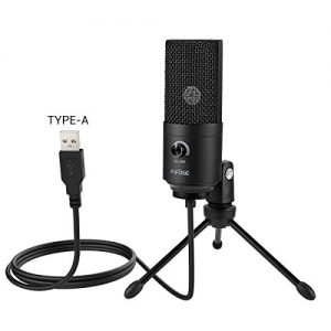 Metal Condenser USB Microphone - Crisp Sound, Effortless Recording - Image 2
