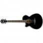 Ibanez Lefty Cutaway Acoustic-Electric Guitar Black