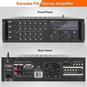 Pro 1000-Watt Portable Wireless Bluetooth - Stereo Mixer Karaoke Amplifier System - Image 2
