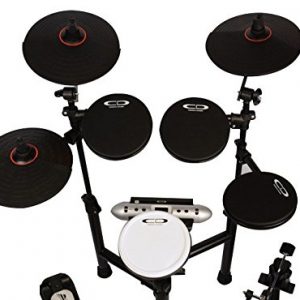 Carlsbro Electronic Drum Set with Realistic Kick Pedal + Over-Ear Stereo - Image 3