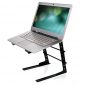 Pyle Portable Adjustable Laptop Stand - 6.3 to 10.9 Inch Anti-Slip Standing Table