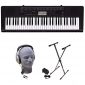 Casio PPK 61-Key Premium Keyboard Pack with Stand, Headphones & Power Supply