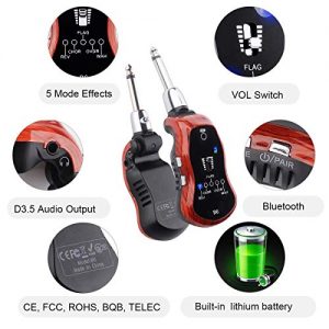 Kithouse B6 Guitar Headphone Amp Mini Plug Guitar Amplifier Bluetooth - Image 3