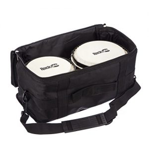 🎶 RockJam 7" & 8" Bongo Drum Set – Authentic Skin Heads, Chrome Hardware, Padded Bag & Tuning Key 🥁 - Image 3
